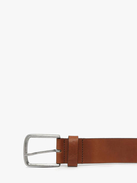 Herenriem Lingo Leder Von dutch Bruin belt LINGO ander zicht 1